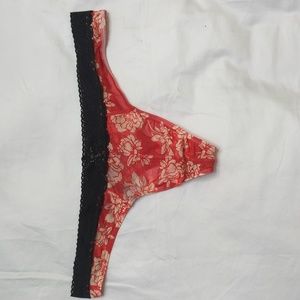 Men thong, used, lace and mesh